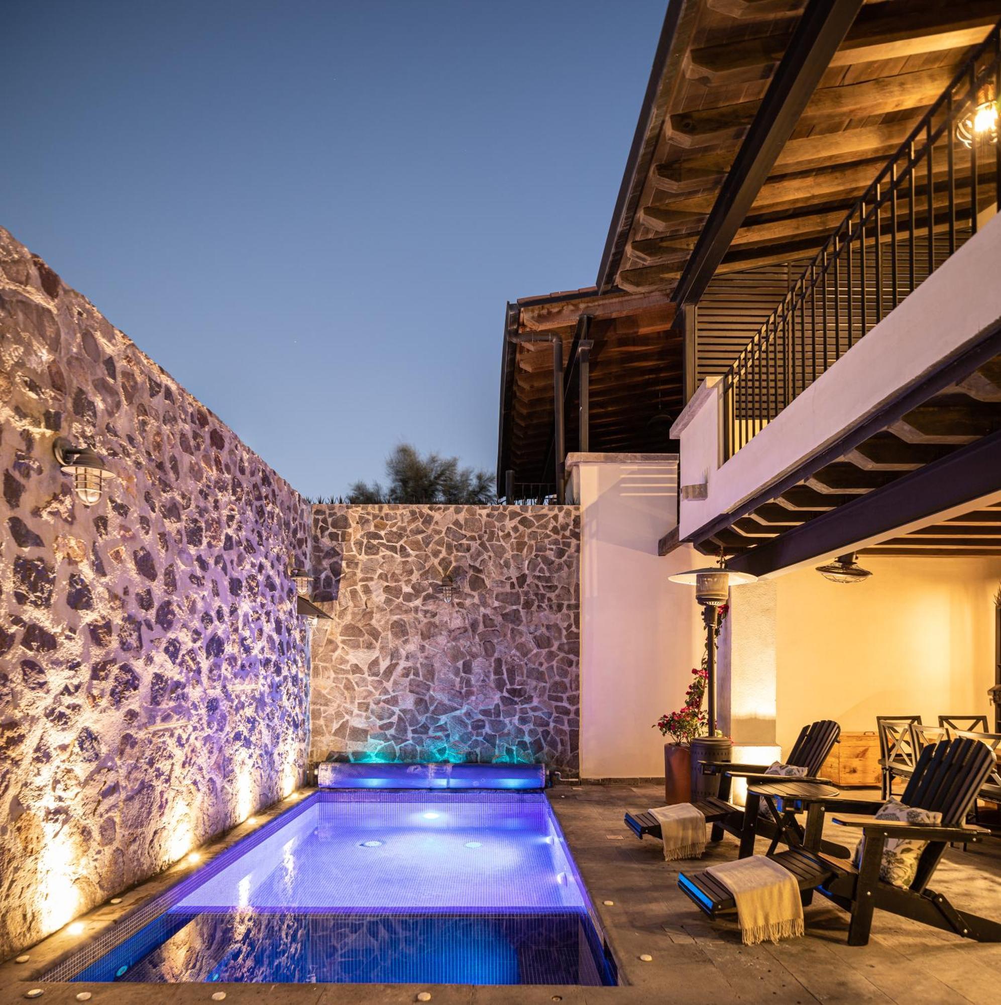 Вилла Private Jacuzzi & Pool, Elegant La Escondida 5Br Альенде Экстерьер фото